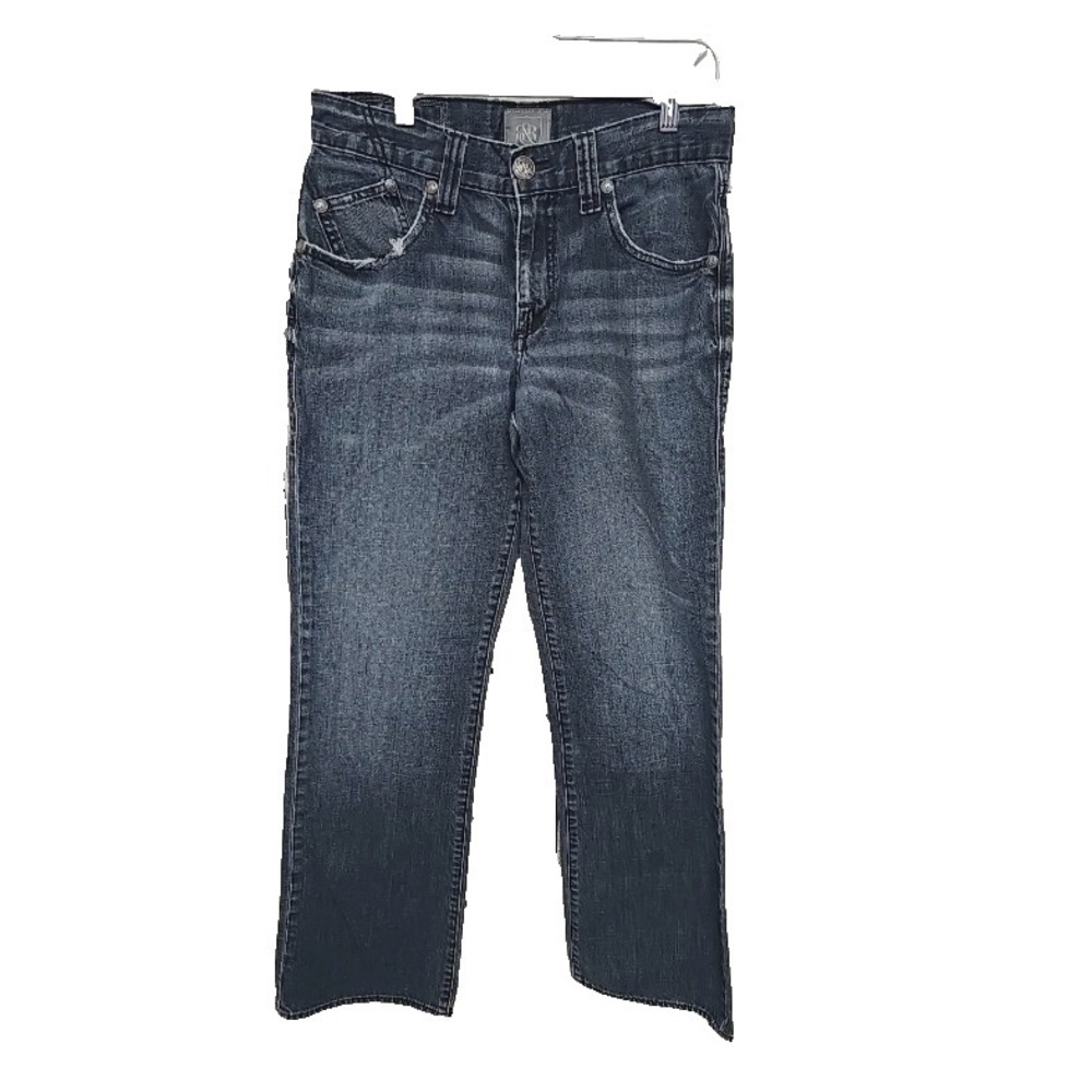 Rock & Republic Men's Straight Leg Jeans 30x32 Blue Medium Wash Denim Cotton